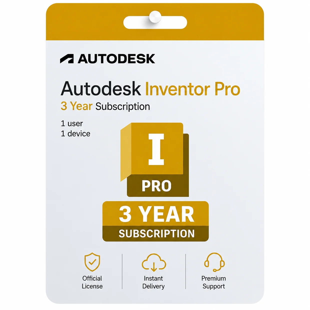 Autodesk Inventor Pro – 3 Year Subscription Autodesk Inventor Pro – 3 Year Subscription