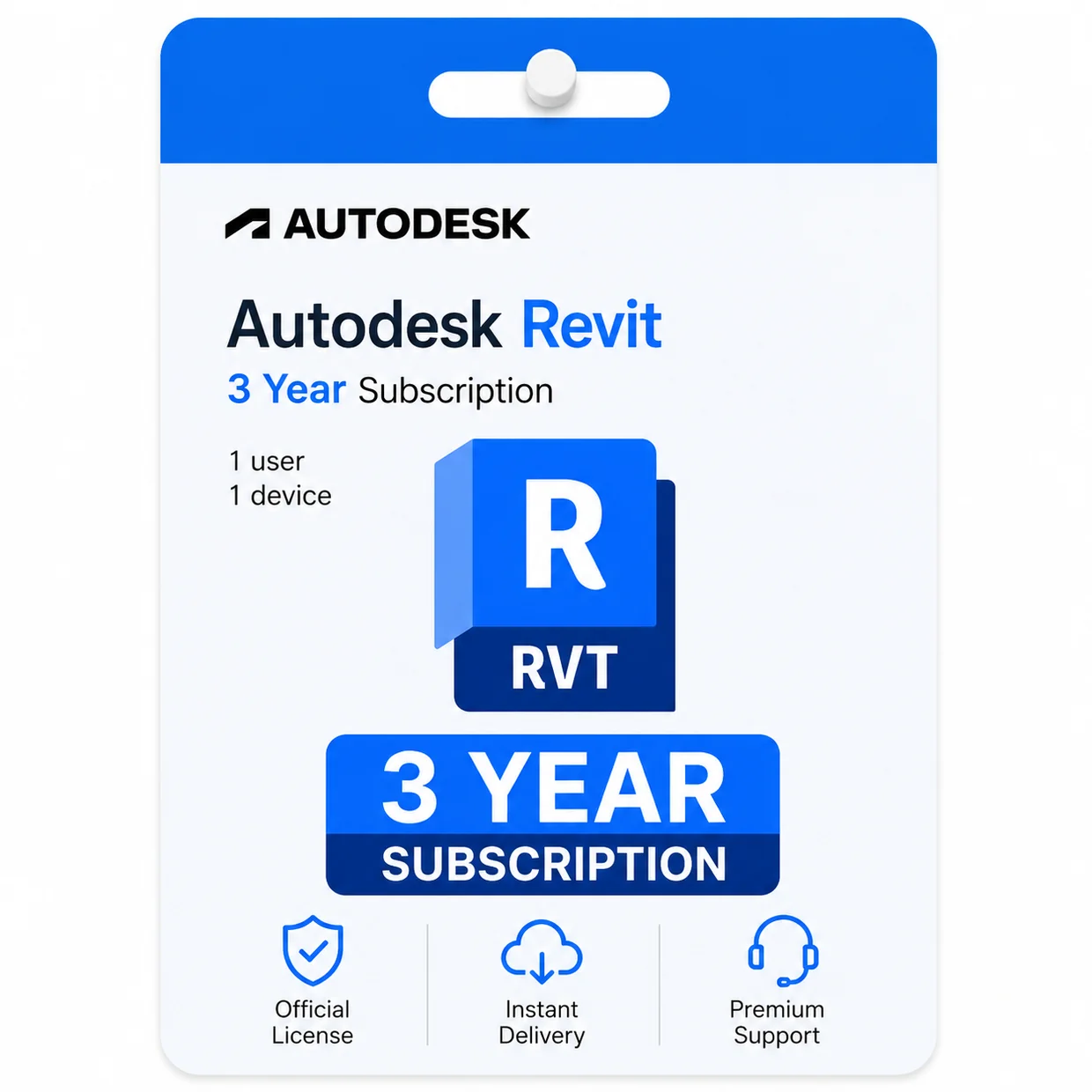 Autodesk Revit – 3 Year Subscription